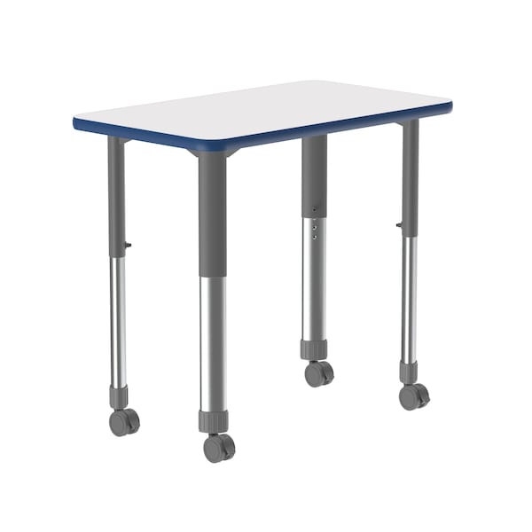 HPL Collaborative Desk - Casters - Rec